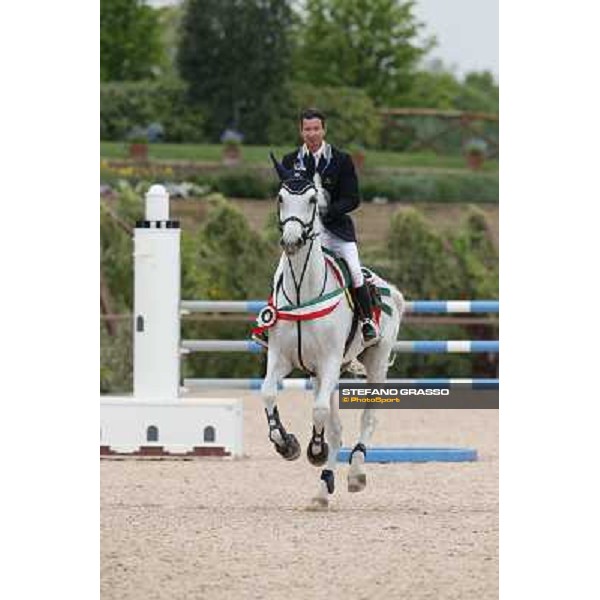 Fillippo Moyersoen and Canada winners of the Italian Senior Showjumping Championship 2013 San Giovanni in Marignano(RN),26th april 2013 ph.Stefano Grasso