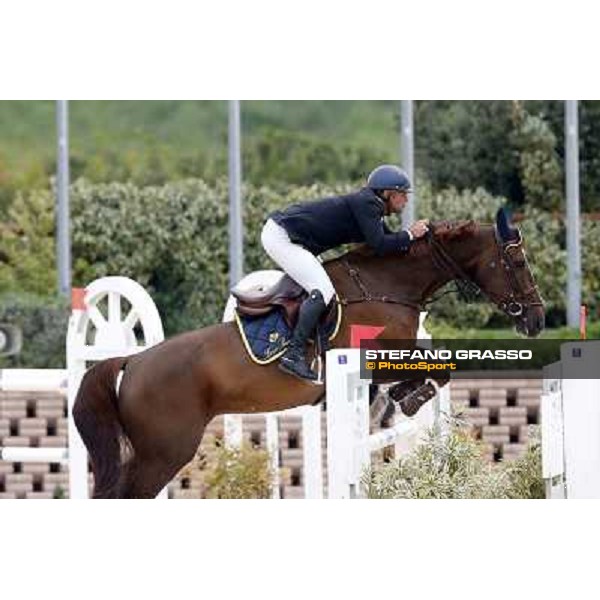 Davide Kainich and Tamarix F.M. The Italian Senior Showjumping Championship 2013 San Giovanni in Marignano(RN),26th april 2013 ph.Stefano Grasso