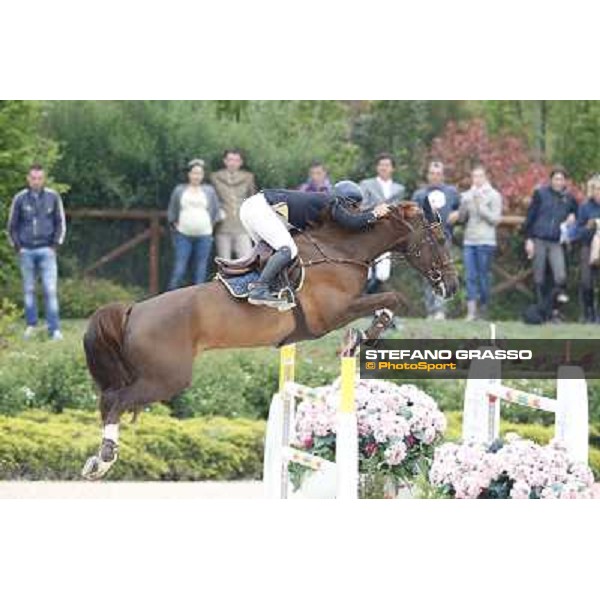 Davide Kainich and Tamarix F.M. The Italian Senior Showjumping Championship 2013 San Giovanni in Marignano(RN),26th april 2013 ph.Stefano Grasso