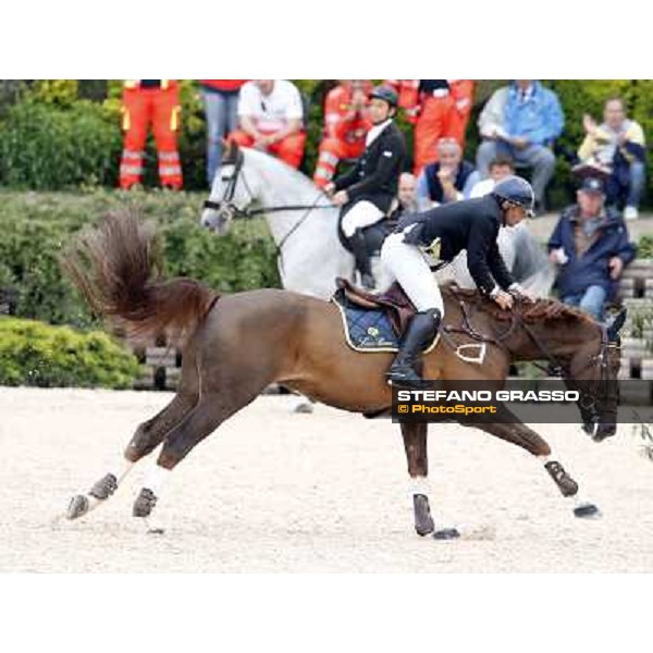 Davide Kainich and Tamarix F.M. The Italian Senior Showjumping Championship 2013 San Giovanni in Marignano(RN),26th april 2013 ph.Stefano Grasso