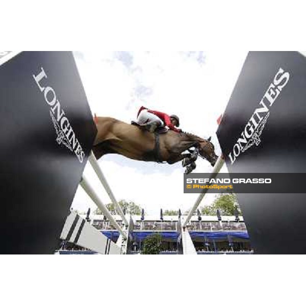 Pius Schwizer the new ranking leader of the Longines Global Champions Tour after the 2nd leg. Hamburg,11th may 2013 photo Stefano Grasso/Longines Global Champions Tour
