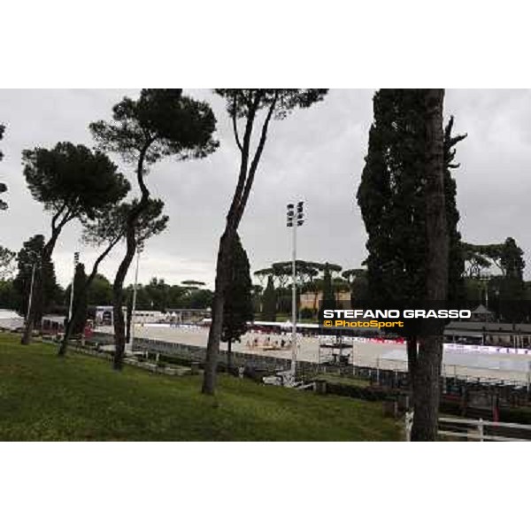 Panoramica del campo ostacoli 81° Piazza di Siena Roma,Villa Borghese 22nd may 2013 ph.Stefano Grasso