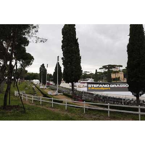 Panoramica del campo ostacoli 81° Piazza di Siena Roma,Villa Borghese 22nd may 2013 ph.Stefano Grasso