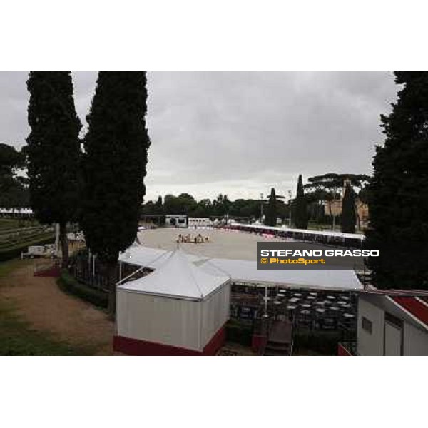 Panoramica del campo ostacoli 81° Piazza di Siena Roma,Villa Borghese 22nd may 2013 ph.Stefano Grasso