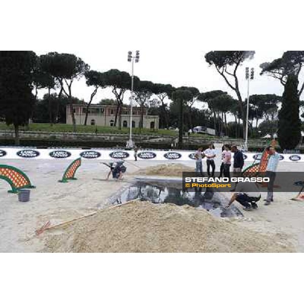 Panoramica del campo ostacoli 81° Piazza di Siena Roma,Villa Borghese 22nd may 2013 ph.Stefano Grasso