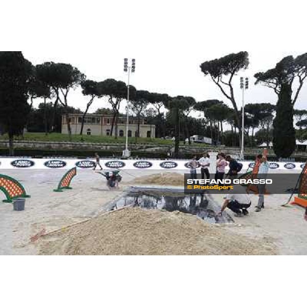 Panoramica del campo ostacoli 81° Piazza di Siena Roma,Villa Borghese 22nd may 2013 ph.Stefano Grasso