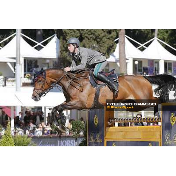 Emanuele Gaudiano with Cocoshynsky is seconf in the Gran Premio Città di Roma - Trofeo Loro Piana Roma,Villa Borghese 24th may 2013 ph.Stefano Grasso