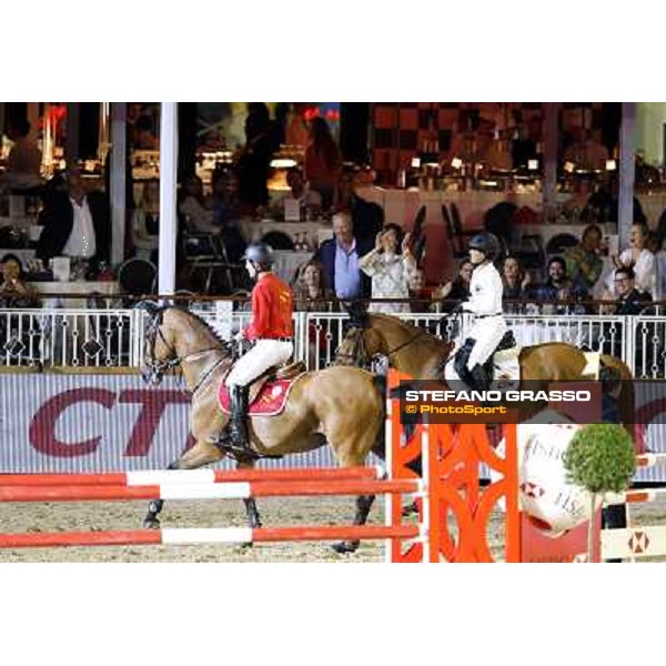 Longines Global Champions Tour of Monaco Monte-Carlo,28th june 2013 - Pro-Am Maddalena Valenzano Menada and Marc McAuley -Team CTM win the Pro-Am