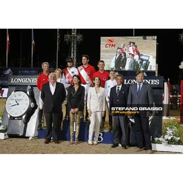 Longines Global Champions Tour of Monaco Monte-Carlo,28th june 2013 - Pro-Am Maddalena Valenzano Menada and Marc McAuley -Team CTM win the Pro-Am
