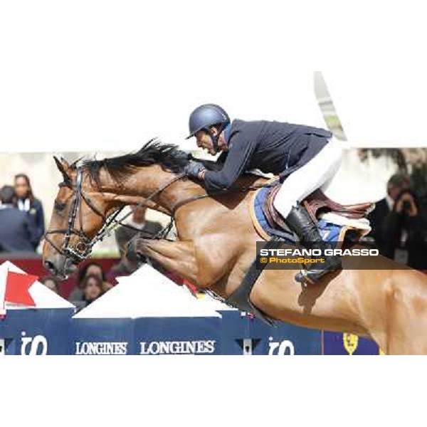Juan Carlos Garcia on Prince de la Mare Premio Roma - Loro Piana 2013 Piazza di Siena 2013 ph.Stefano Grasso