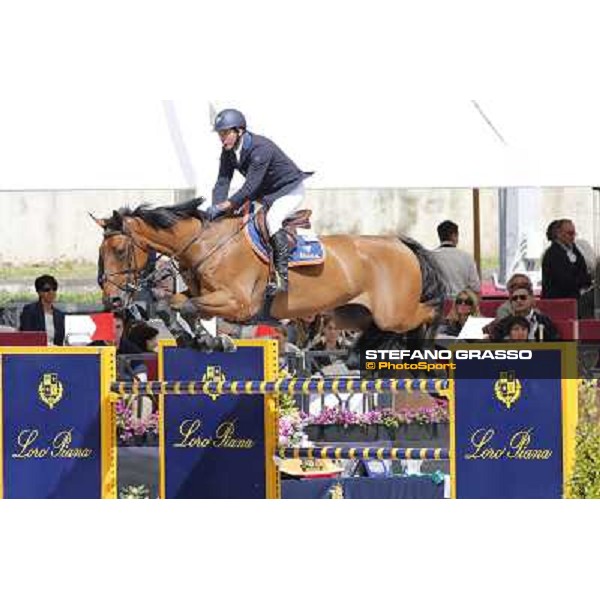 Juan Carlos Garcia on Prince de la Mare Premio Roma - Loro Piana 2013 Piazza di Siena 2013 ph.Stefano Grasso