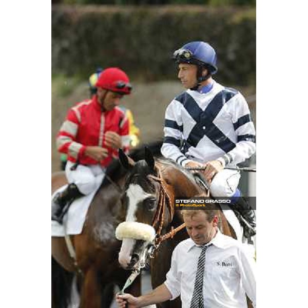 Mario Esposito on Vedelago 2nd in the Premio Festuca Rome,Capannelle racecourse,8th sept.2013 ph.Stefano Grasso