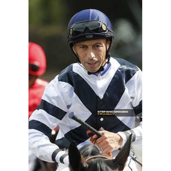 Mario Esposito on Vedelago 2nd in the Premio Festuca Rome,Capannelle racecourse,8th sept.2013 ph.Stefano Grasso