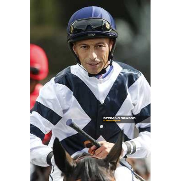 Mario Esposito on Vedelago 2nd in the Premio Festuca Rome,Capannelle racecourse,8th sept.2013 ph.Stefano Grasso