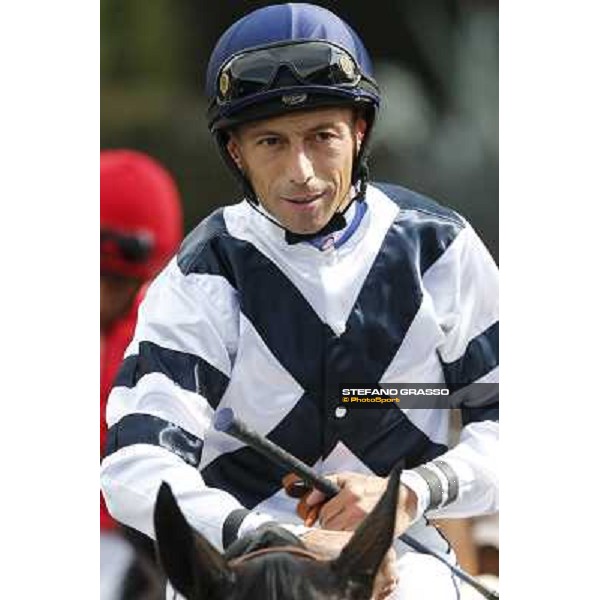 Mario Esposito on Vedelago 2nd in the Premio Festuca Rome,Capannelle racecourse,8th sept.2013 ph.Stefano Grasso