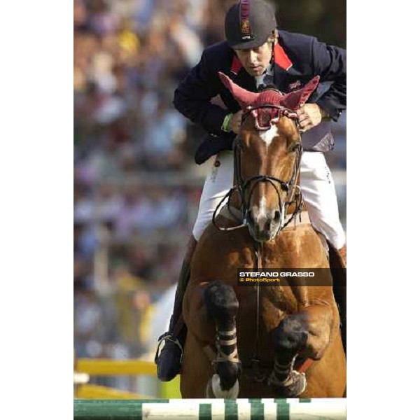 Nick Skelton on Arko III during last leg of Coppa delle Nazioni, won by England, 2nd Usa, 3rd Germany Rome, P.zza di Siena 27th may 2005 ph. Stefano Grasso