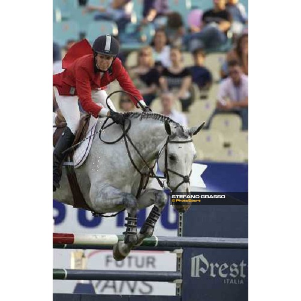 Laura Kraut during last leg of Coppa delle Nazioni, won by England, 2nd Usa, 3rd Germany Rome, P.zza di Siena 27th may 2005 ph. Stefano Grasso