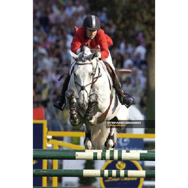 Laura Kraut during last leg of Coppa delle Nazioni, won by England, 2nd Usa, 3rd Germany Rome, P.zza di Siena 27th may 2005 ph. Stefano Grasso