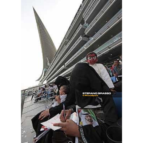 people at the Dubai World Cup day Dubai - Meydan, 27th march 2010 ph. Stefano Grasso