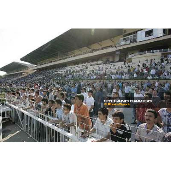 the grandstand of Istanbul racetrack Istanbul 10th sept. 2005 ph. Stefano Grasso