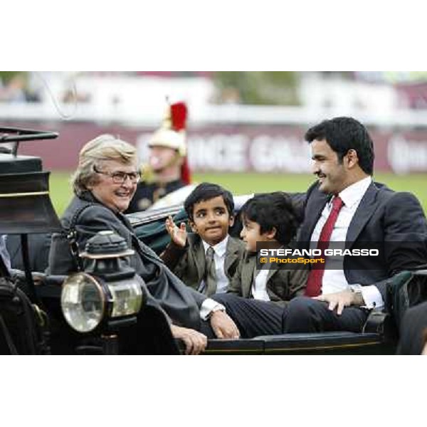 Thierry Jarnet and Treve win the Qatar Prix de l\'Arc de Triomphe Paris,Longchamp racecourse,6th oct,2013 ph.Stefano Grasso
