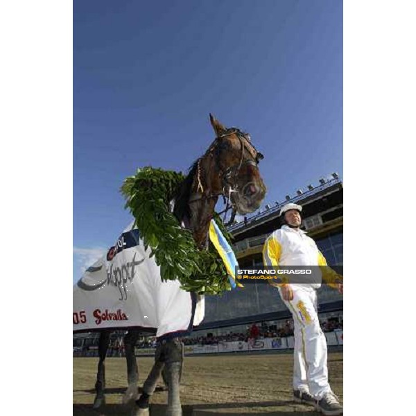 Steinlager, winner of Elitloppet Statoil 2005 Stockholm, Solvalla 29th may 2005 ph. Stefano Grasso