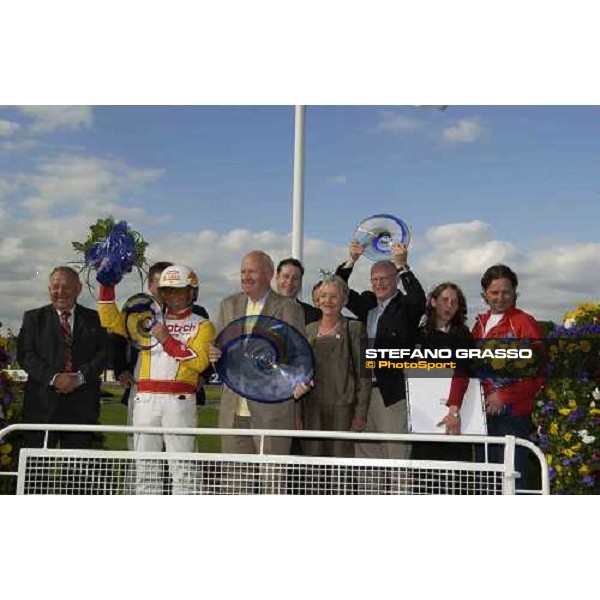 the connection of Steinlager, winner of Elitloppet Statoil 2005 Stockholm, Solvalla 29th may 2005 ph. Stefano Grasso