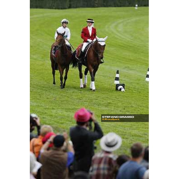 Thierry Jarnet and Moonlight Cloud Paris,Longchamp racecourse,6th oct,2013 ph.Stefano Grasso