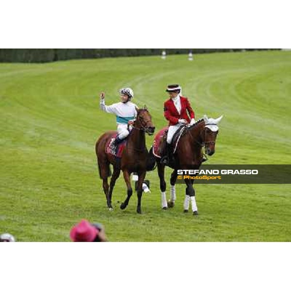 Thierry Jarnet and Moonlight Cloud Paris,Longchamp racecourse,6th oct,2013 ph.Stefano Grasso