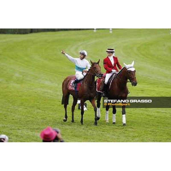 Thierry Jarnet and Moonlight Cloud Paris,Longchamp racecourse,6th oct,2013 ph.Stefano Grasso