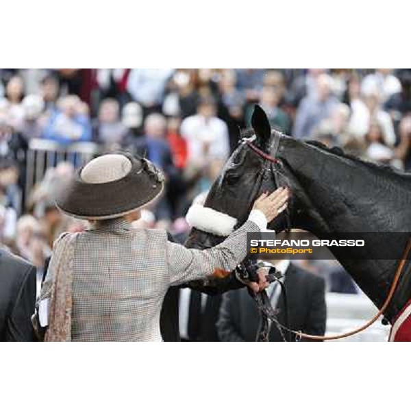 the Princesse Zhara Aga Khan and Dalkala Paris,Longchamp racecourse,6th oct,2013 ph.Stefano Grasso
