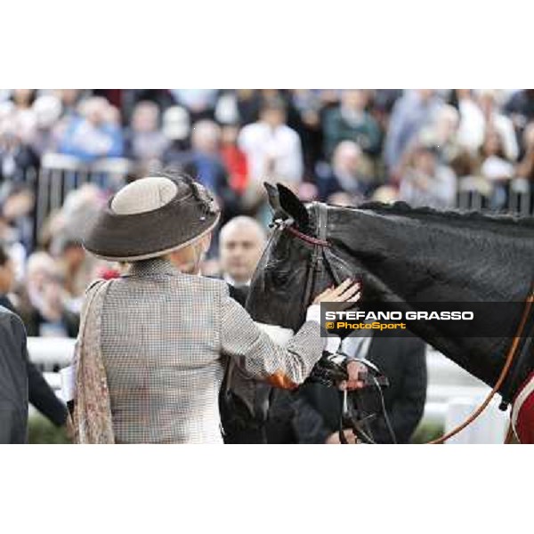 the Princesse Zhara Aga Khan and Dalkala Paris,Longchamp racecourse,6th oct,2013 ph.Stefano Grasso