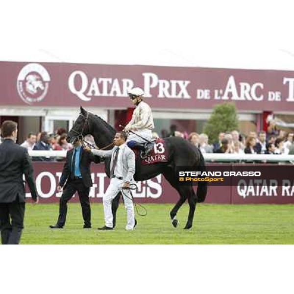 The Parade of the Qatar Prix de l\'Arc de Triomphe - Penglai Pavilion Paris,Longchamp racecourse,6th oct,2013 ph.Stefano Grasso
