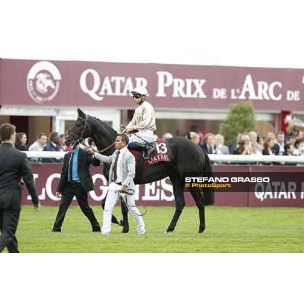 The Parade of the Qatar Prix de l\'Arc de Triomphe - Penglai Pavilion Paris,Longchamp racecourse,6th oct,2013 ph.Stefano Grasso
