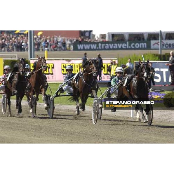 Gidde Palema wins the 1st heat of Elitloppet 2005 Stockholm, Solvalla 29th may 2005 ph. Stefano Grasso