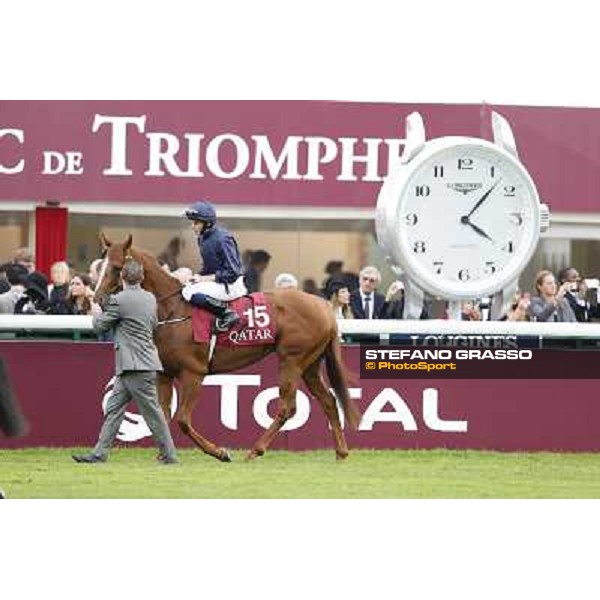 The Parade of the Qatar Prix de l\'Arc de Triomphe Paris,Longchamp racecourse,6th oct,2013 ph.Stefano Grasso