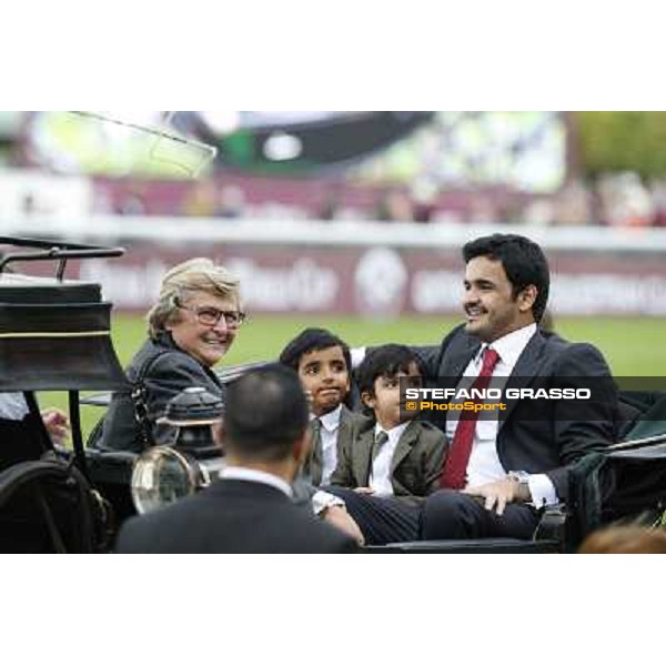 Thierry Jarnet and Treve win the Qatar Prix de l\'Arc de Triomphe Paris,Longchamp racecourse,6th oct,2013 ph.Stefano Grasso
