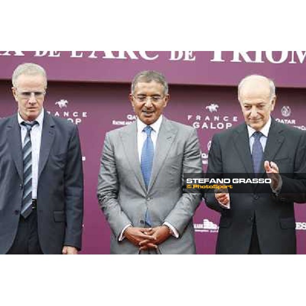 the Qatar Prix de l\'Arc de Triomphe - the prize giving ceremony Paris,Longchamp racecourse,6th oct,2013 ph.Stefano Grasso