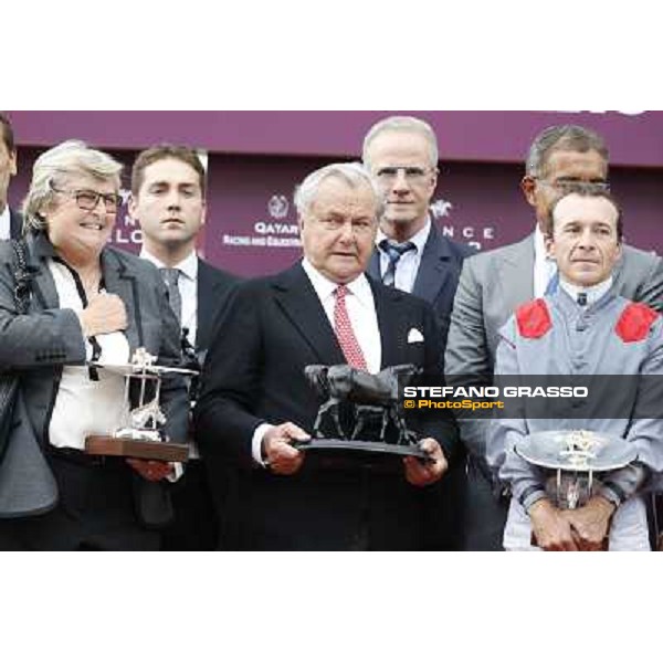 the Qatar Prix de l\'Arc de Triomphe - the prize giving ceremony Paris,Longchamp racecourse,6th oct,2013 ph.Stefano Grasso
