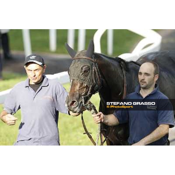 Omaticaya after winning the Premio Ubaldo Pandolfi Roma,Capannelle racecourse,27th oct.2013 ph.Stefano Grasso