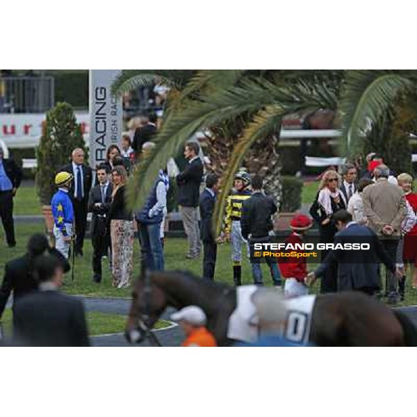 The paddock Roma,Capannelle racecourse,3rd nov.2013 ph.Stefano Grasso