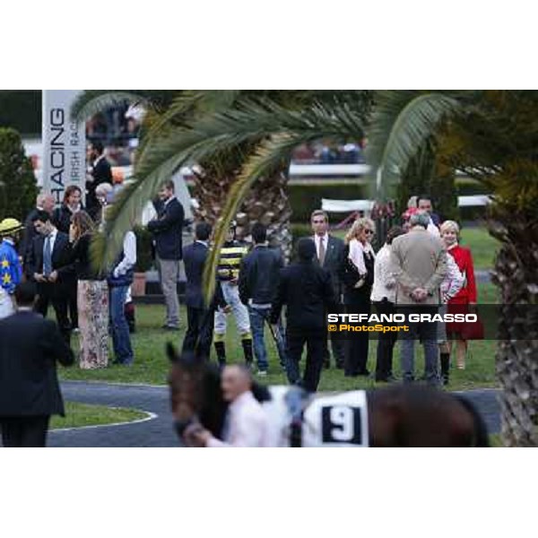 The paddock Roma,Capannelle racecourse,3rd nov.2013 ph.Stefano Grasso