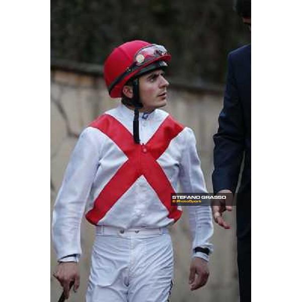 Andrea Atzeni Roma,Capannelle racecourse,3rd nov.2013 ph.Stefano Grasso