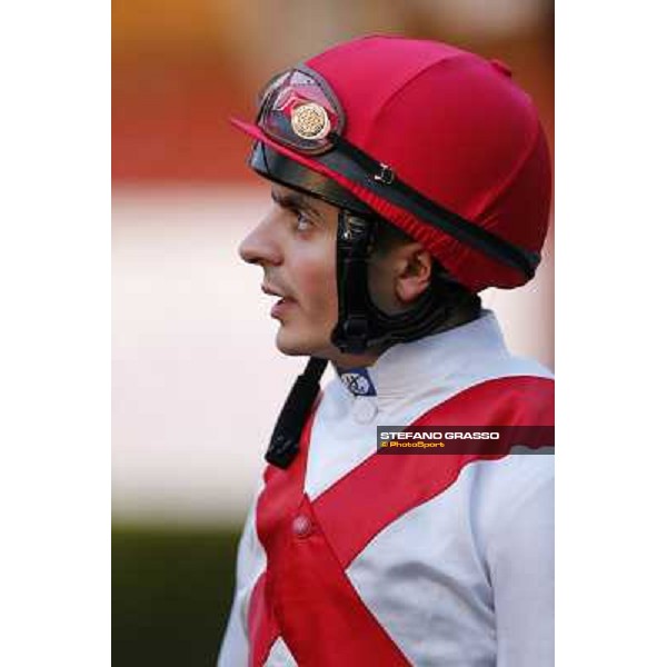 Andrea Atzeni Roma,Capannelle racecourse,3rd nov.2013 ph.Stefano Grasso