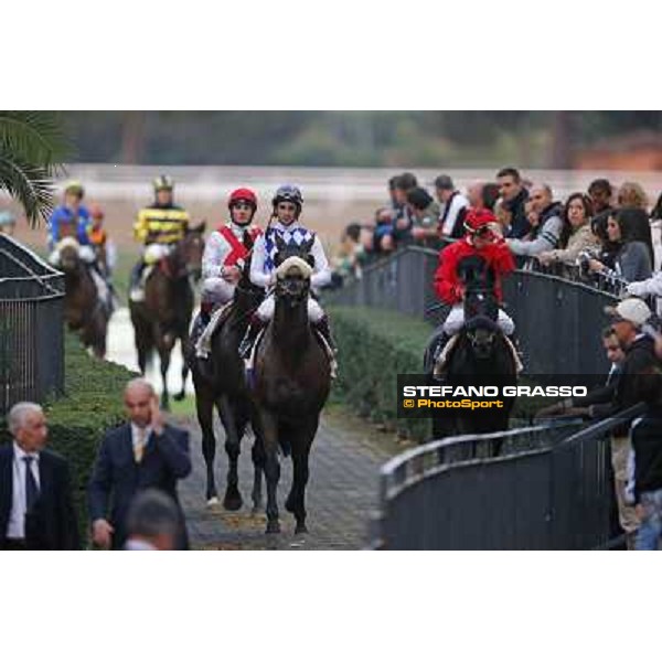 Fabio Branca on Principe Adepto returns home Premio Ribot Roma,Capannelle racecourse,3rd nov.2013 ph.Stefano Grasso