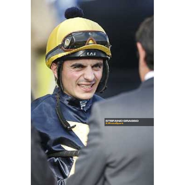 Andrea Atzeni Roma,Capannelle racecourse,3rd nov.2013 ph.Stefano Grasso
