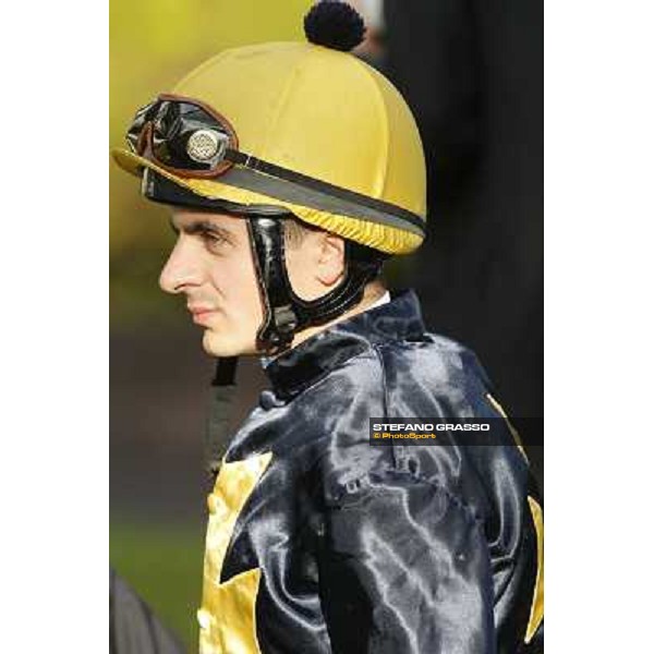 Andrea Atzeni Roma,Capannelle racecourse,3rd nov.2013 ph.Stefano Grasso