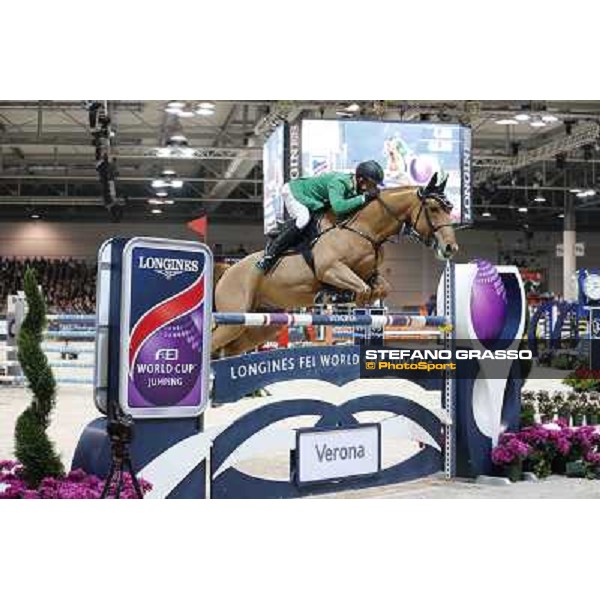 Kofler-Glock\'s Prince de Vaux Longines Fei World Cup Fieracavalli - Jumping Verona 2013 ph.Stefano Grasso