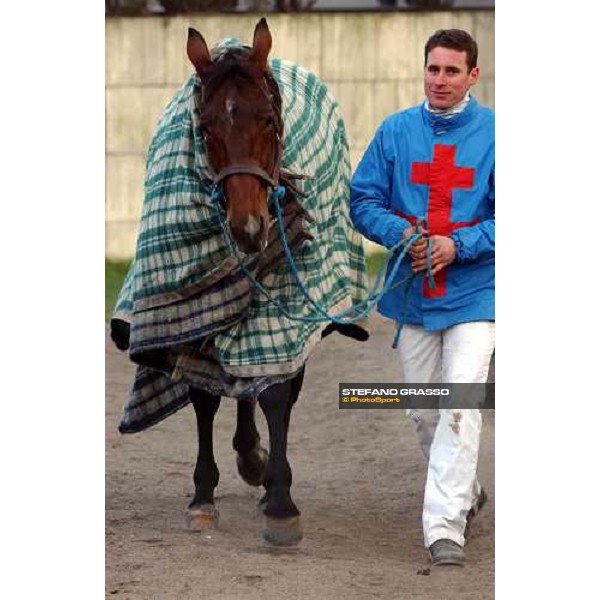 Prix du Bois de Vincennes Daguet Rapide and Davide Oreliueux Paris Vincennes febr.28 2004 ph.Stefano Grasso