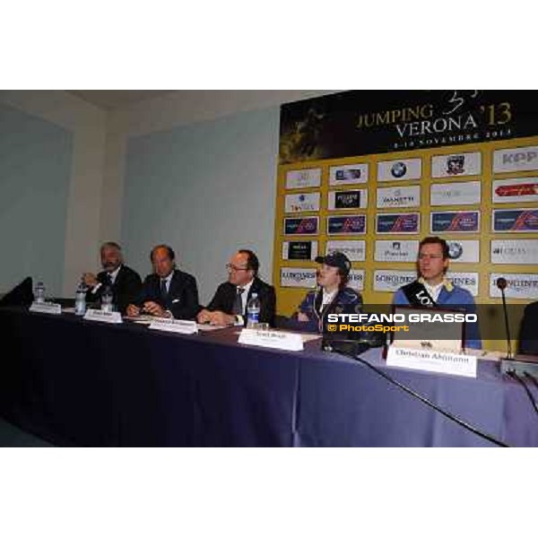 Press conference Longines Fei World Cup Fieracavalli - Jumping Verona 2013 ph.Stefano Grasso